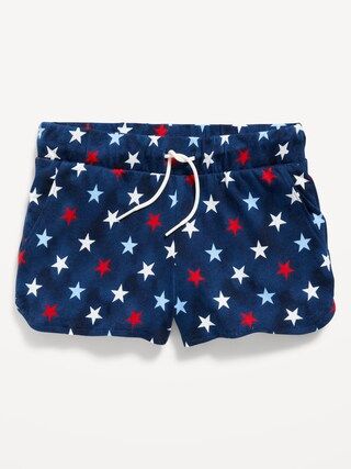 Printed Dolphin-Hem Cheer Shorts for Girls | Old Navy (US)