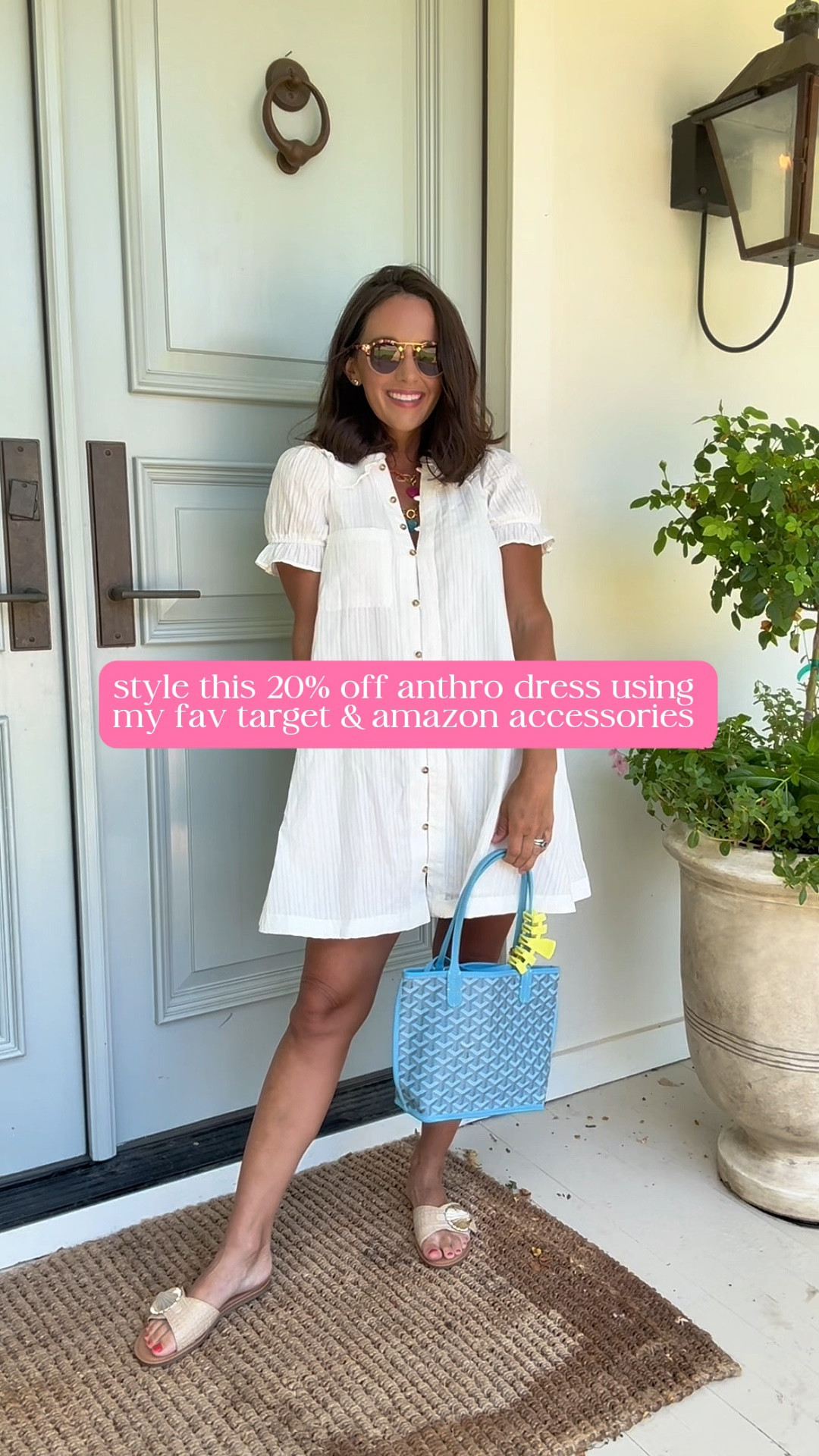 use code ANTHRO20 for this precious little sundress love this mom fit with budget friendly accessories 🥰

#LTKSeasonal #LTKSaleAlert #LTKFindsUnder50