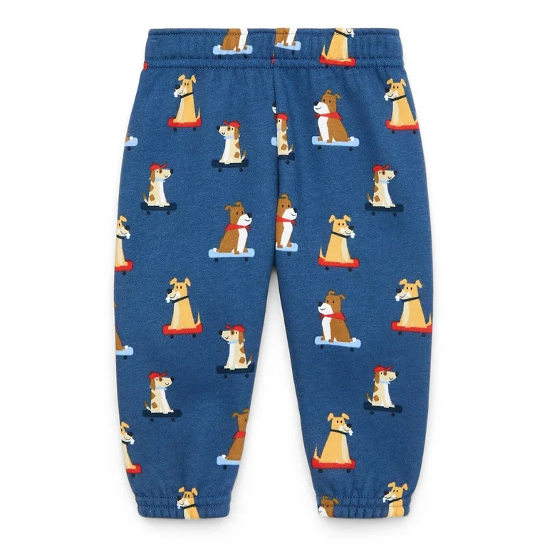 Garanimals Baby Boy Print Fleece Joggers, Sizes 6-24 Months | Walmart (US)
