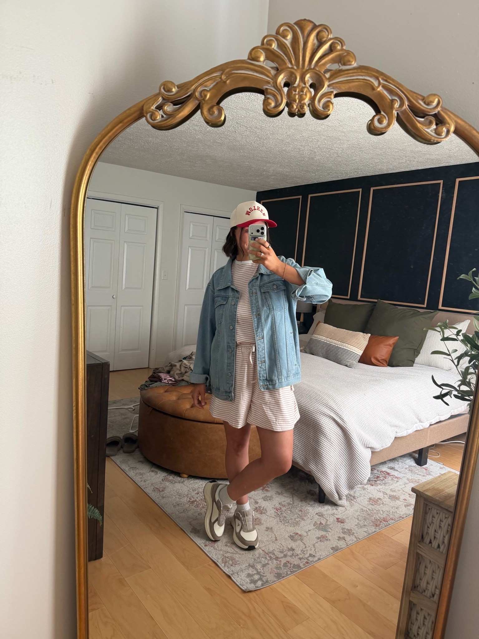 Comfy cute, over 30 style, mom-approved long shorts outfit 🩷

Pink stripe set for the mom on the go! Wearing a L, def could’ve done a Medium though!

#LTKootd #LTKmomlife #LTKTall