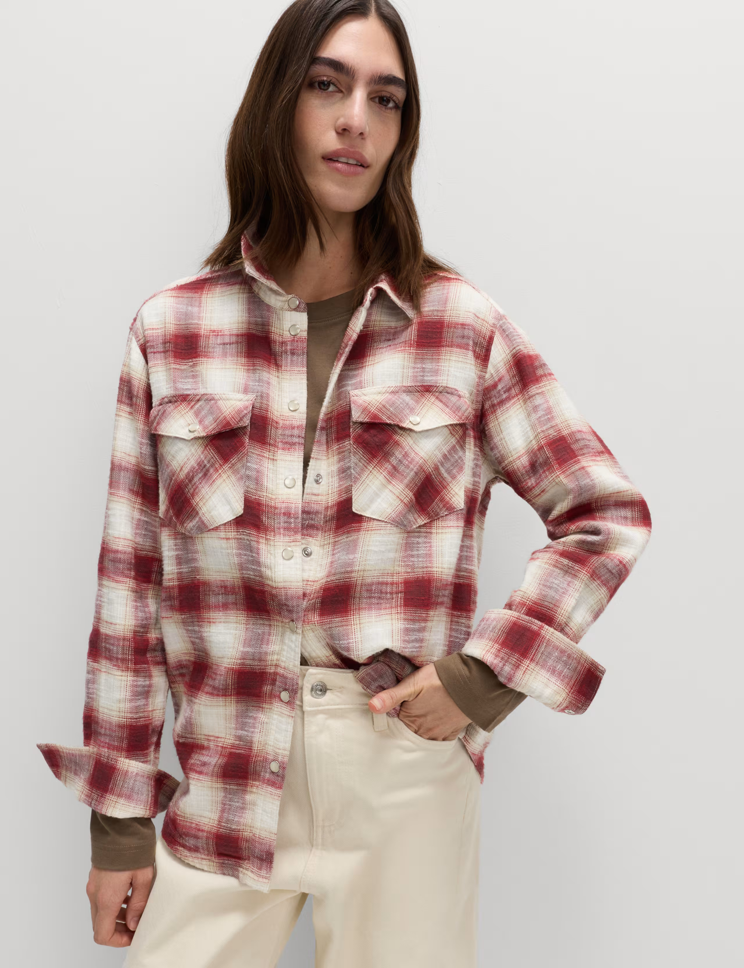 Pure Cotton Western Checked Shirt | Marks & Spencer (UK)