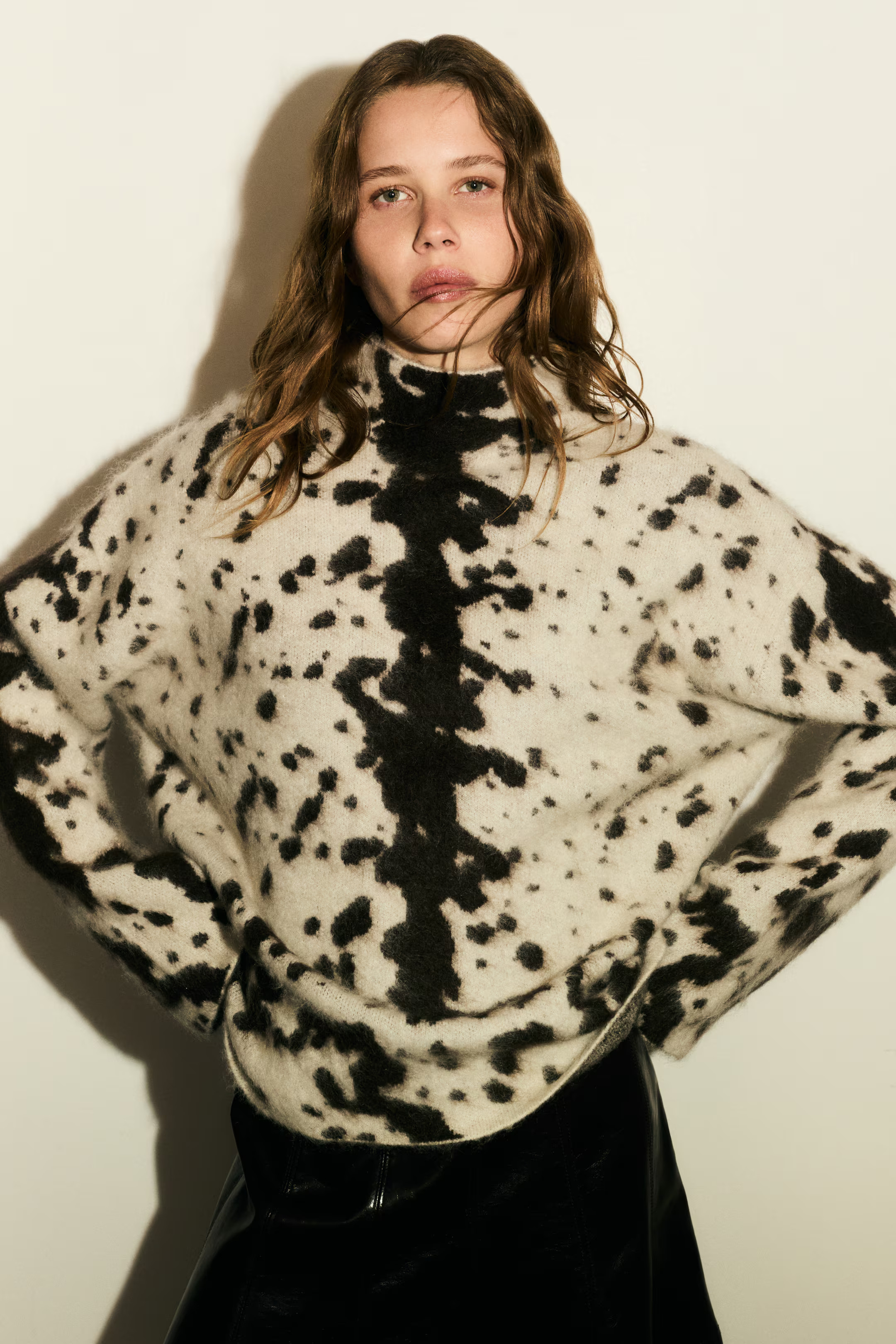 Mohair-blend turtleneck jumper | H&M (UK, MY, IN, SG, PH, TW, HK)