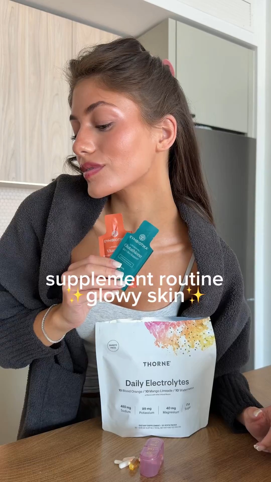 glowing extra with some additional add one to my supplement routine ✨🤍!!!!!!!!!! love how iHerb makes it easy USE CODE HALEY25 @iHerb #iherbinfluencer #ad
