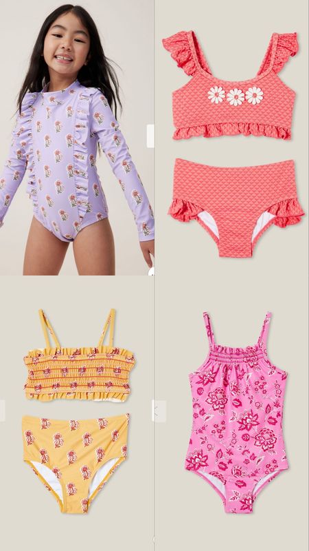 Cutest swimsuits for toddler girls! 

#LTKSeasonal #LTKkids #LTKfindsunder50