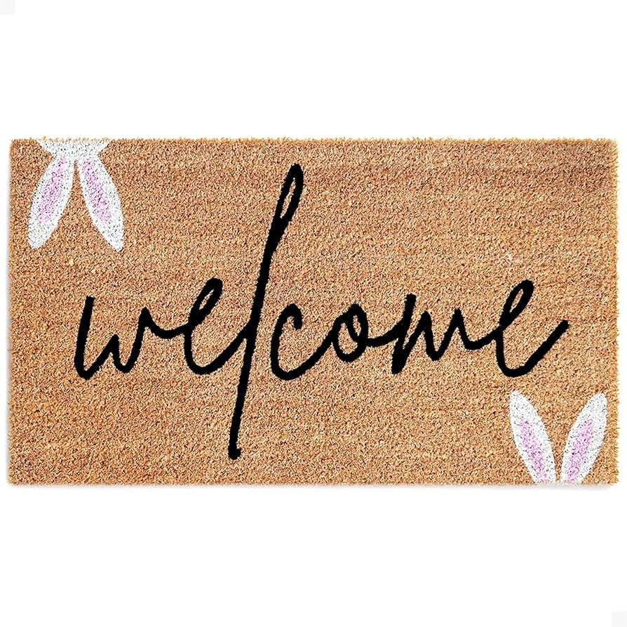 THEODORE MAGNUS Easter Door Mat - Welcome Mat for Front Door with Non-Slip Backing - Durable Door... | Amazon (US)