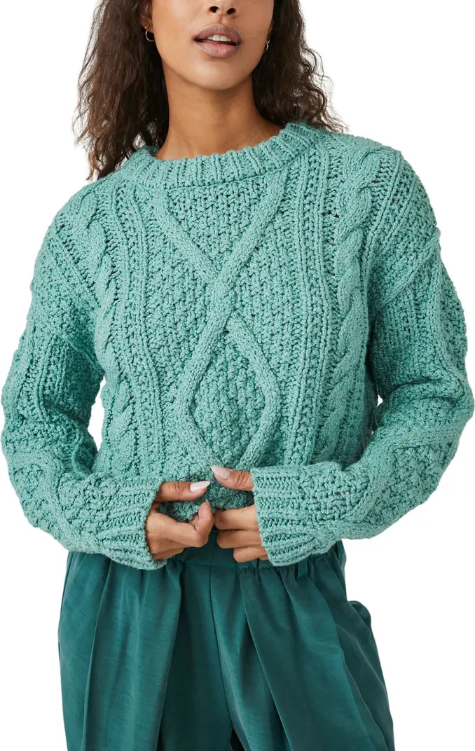 Cutting Edge Cotton Cable Sweater | Nordstrom