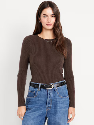 SoSoft Lite Rib Crew-Neck Sweater | Old Navy (US)