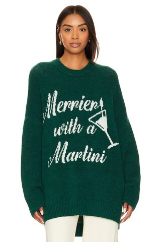 Show Me Your Mumu Classic Crewneck Sweater in Martini Graphic from Revolve.com | Revolve Clothing (Global)