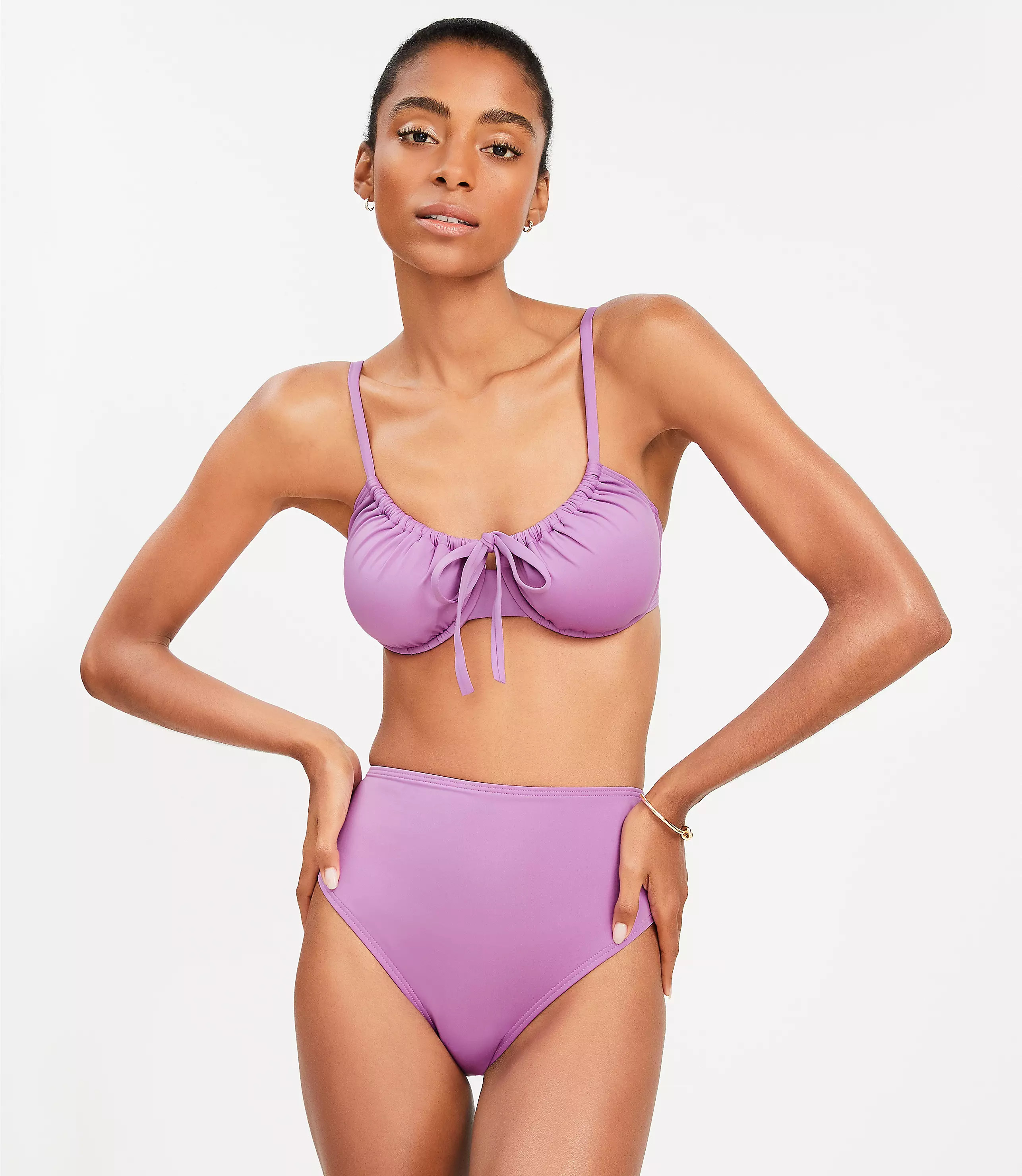 LOFT Beach High Waist Bikini Bottom | LOFT