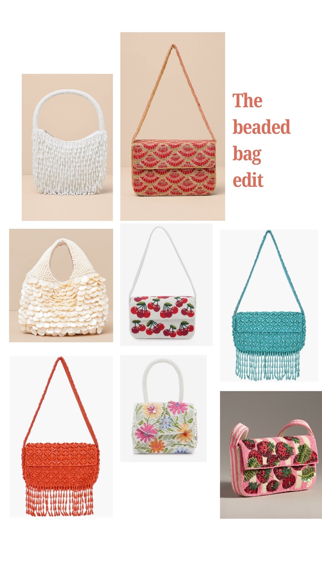 summer trend!! beaded bags - here’s some all under $100

#LTKSummerEdit #LTKItBag #LTKFindsUnder100