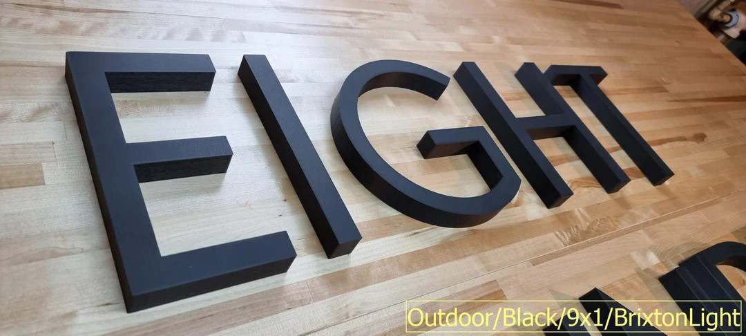 Totally Custom 3D Outdoor Sign Letters. 1 Inch Thick, Any Font, Size or Color Our 3D Sign Letters... | Etsy (US)