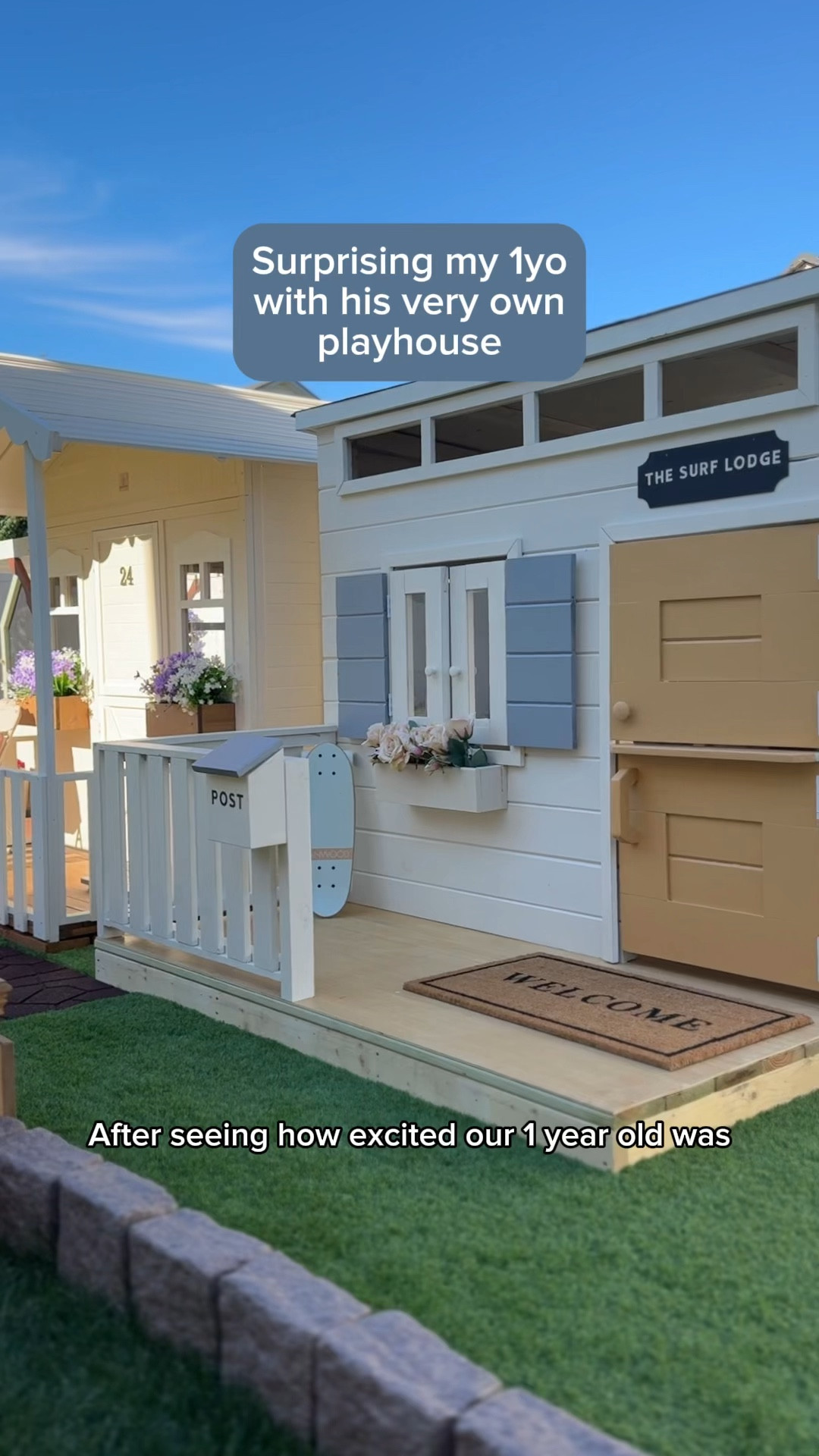 You can get this totally customizable playhouse from Aligned Play! If you would like this exact one you can look under Ella’s x Elizabeth Outdoor Playhouse ☀️🏖️🌊

The code: Elizabeth10 is good for 10% off your playhouse!

I’ll link all of the pieces we decorated with below!

| outdoor activities for kids, summertime activities, outdoor fun, backyard play area, summer ideas for kids, outdoor toys, screen free, toddler activities, playhouse, gender neutral playhouse, DIY |

#mommusthaves #mommusthave #toddlermusthaves #toddlerlife #kidtoys #kidactivities #familylife #familytime #familyactivities #outdoorplay #outdoorplayground #outdooractivitiesforkids #homediy #diy #diyprojects #genderneutral #genderneutralplayhouse

#LTKFamily #LTKKids #LTKHome