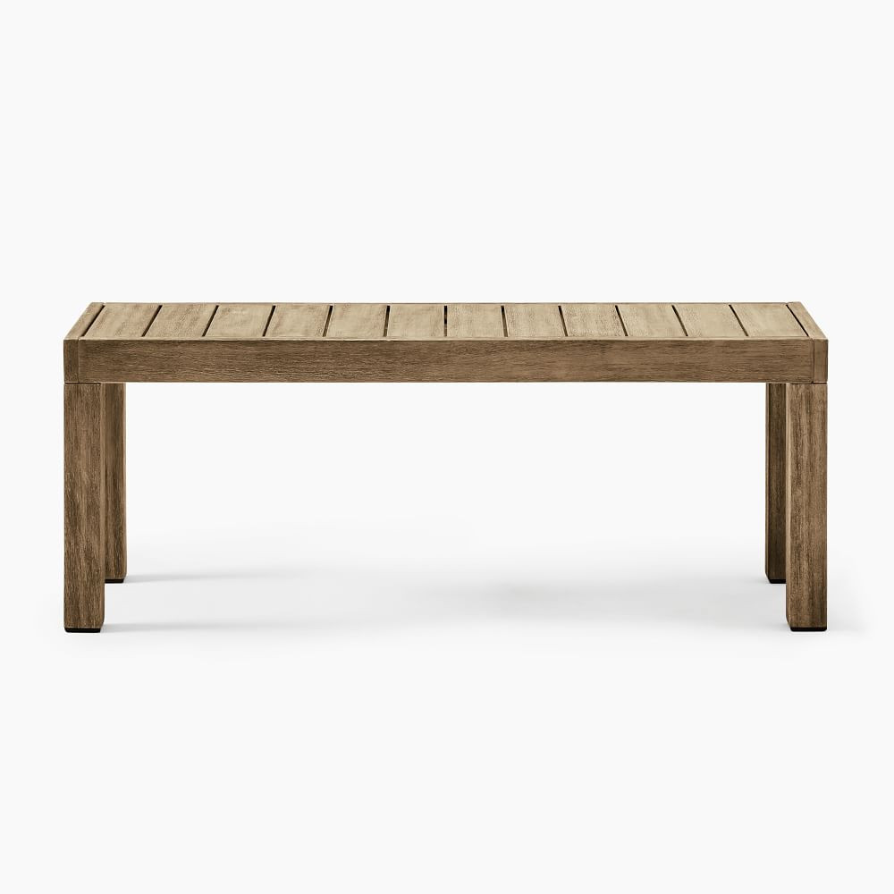 Portside Outdoor Dining Bench | West Elm (US)