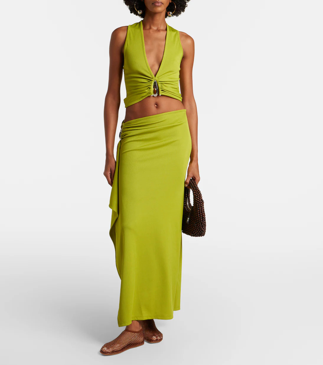 Crystal Pendant maxi skirt | Mytheresa (US/CA)