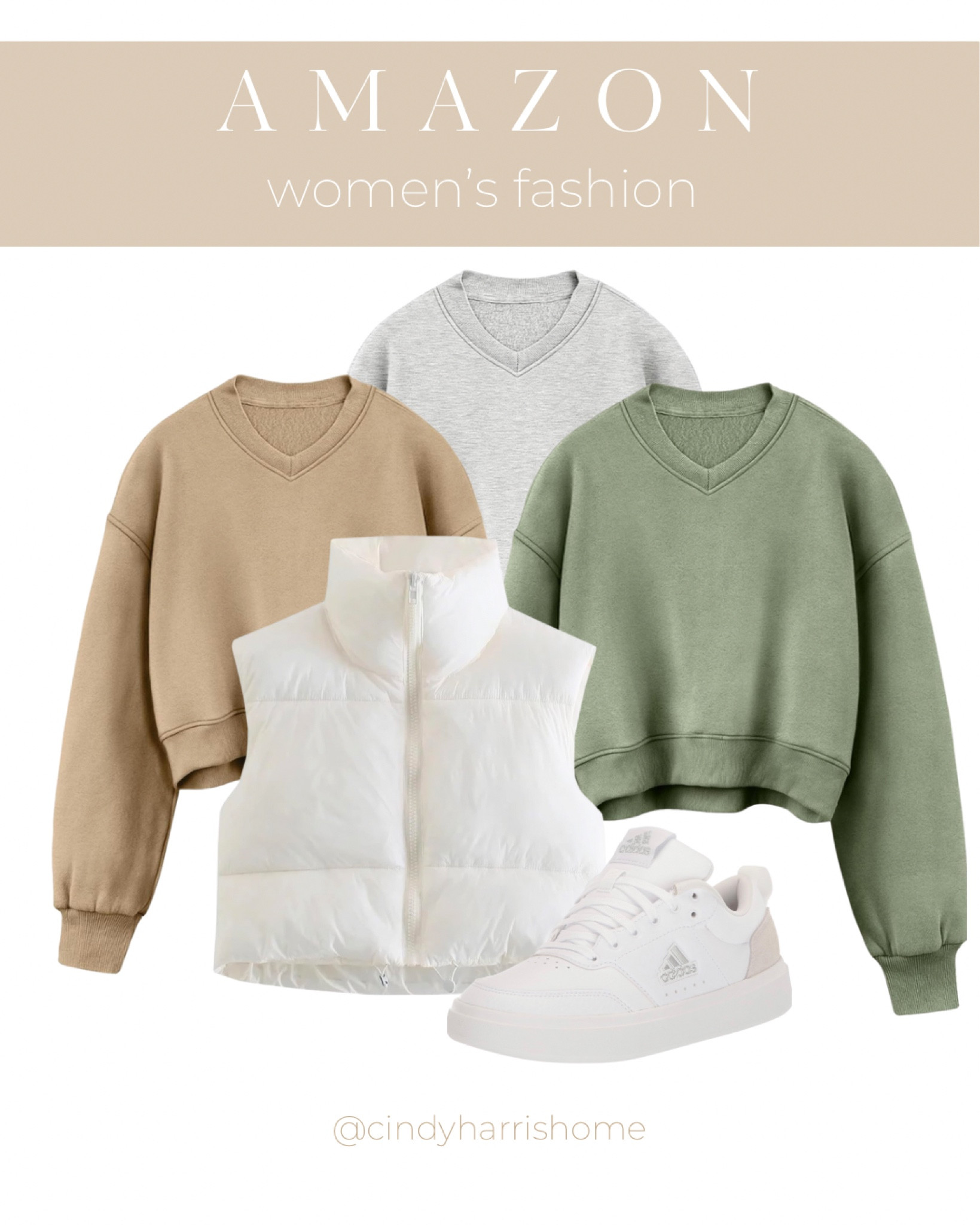 Just ordered this sweatshirt in green — can’t wait to style it with my favorite puff vest & sneakers! 👟 

#LTKstyletip #LTKmidsize