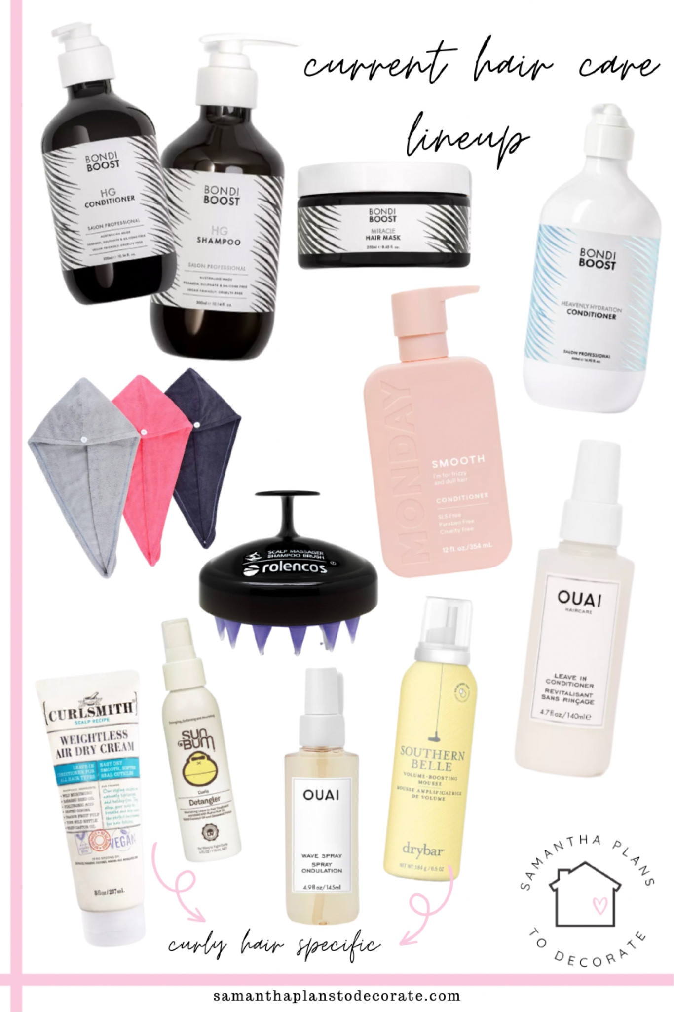 Current hair care lineup!

I have thick, long, curly hair - I use a rotation of products, such as:

Loving the Bondi Boost Hair Growth Shampoo and Conditioner. I shampoo once a week or every ten days depending on activity. I then rotate between using the Hair Growth or the Hydration conditioners. 

Shampoo on scalp, then use the scalp massager before rinsing. Then generously use conditioner about an inch or two away from the scalp down and I usually comb or brush through my hair after the conditioner has sat for a bit. 

Then rinse, squeeze out excess water, then spray Ouai leave in conditioner, Sun Bum detangler if needed, Ouai wave spray, Dry Bar mousse, and lastly Curl Smith cream and air dry - preferably not at night but typically at night 😂

There you go! 



#LTKbeauty