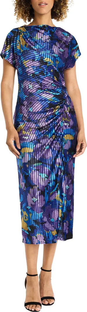 Floral Print Ruched Sheath Dress | Nordstrom