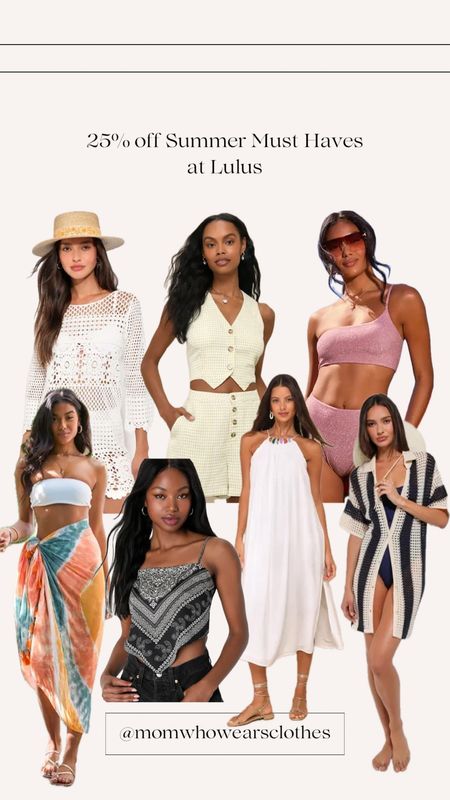 🚨TODAY ONLY 25% off summer must haves at Lulus with code HOTDEAL

Swimwear
Coverups 
Summer outfits
Vacation outfits

#LTKSwim #LTKSaleAlert #LTKSummerSales