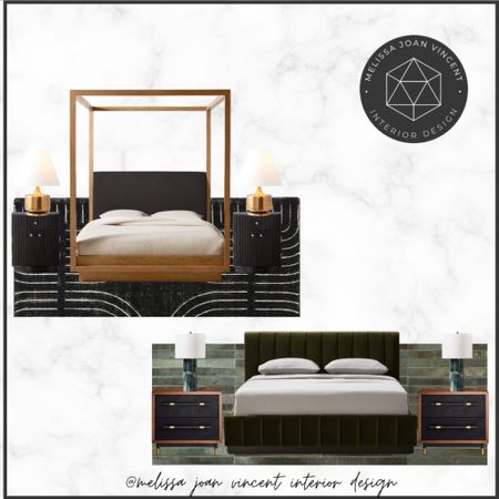  | BEDROOM | A beautiful collection of two stunning bedrooms- beds, nightstands,,rugs and lamps. 

Bedroom | Decor | Primary Suite | Beds | Nightstands | Rugs 

#LTKhome #LTKstyletip #LTKsalealert