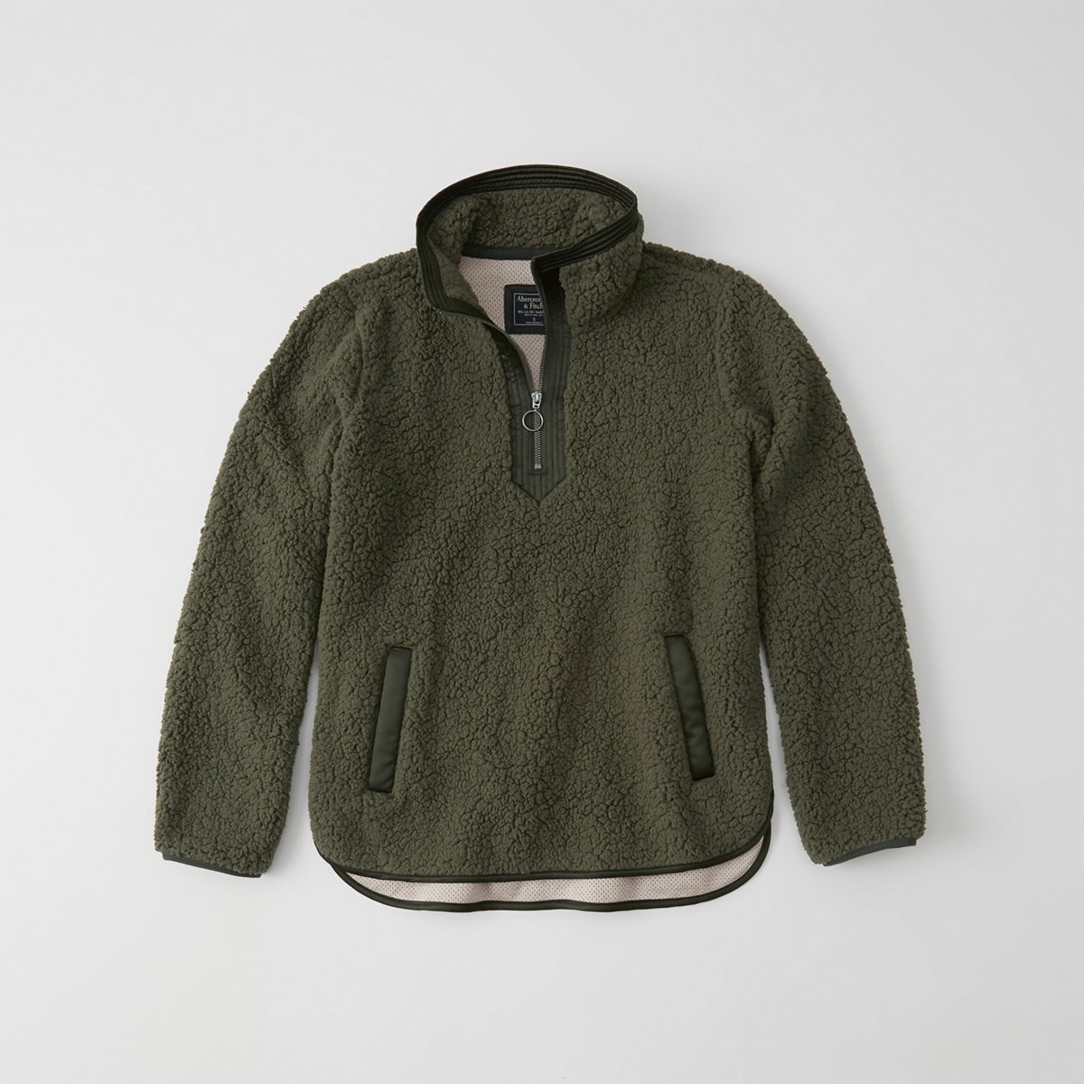 Sherpa Half-Zip Pullover | Abercrombie & Fitch US & UK