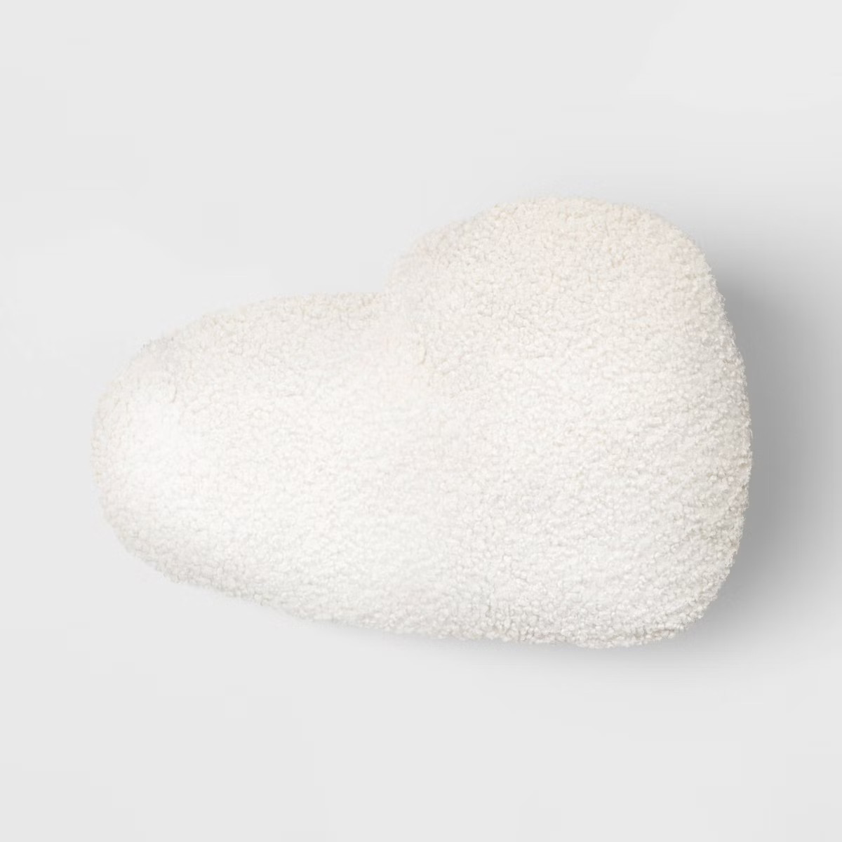 Oversized Teddy Boucle Heart Throw Pillow - Threshold™ | Target