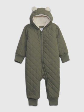 Baby Quilted Sherpa One-Piece | Gap (US)