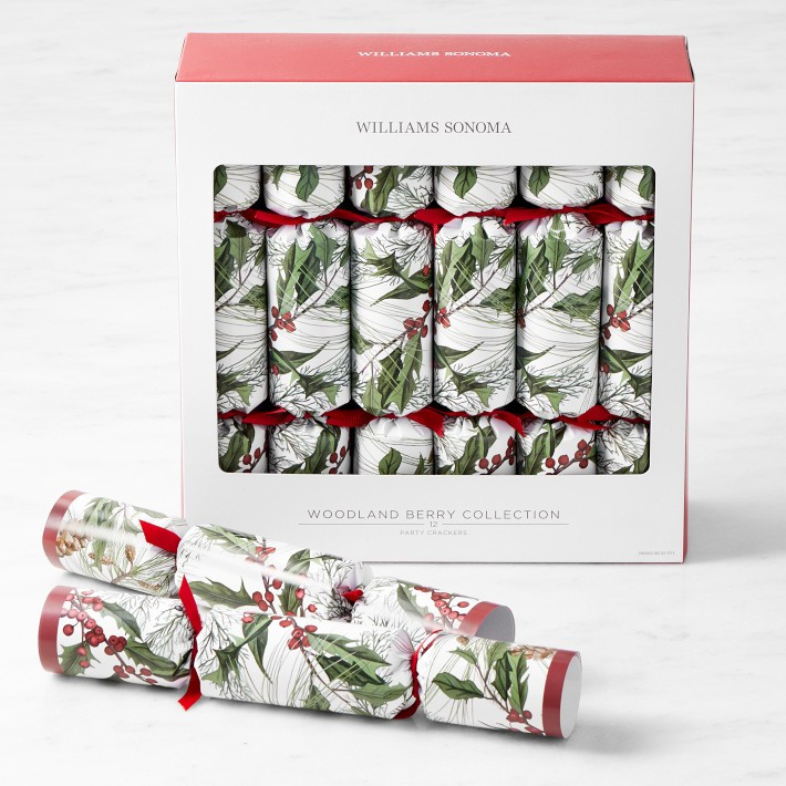 Woodland Berry Crackers, Set of 12 | Williams-Sonoma
