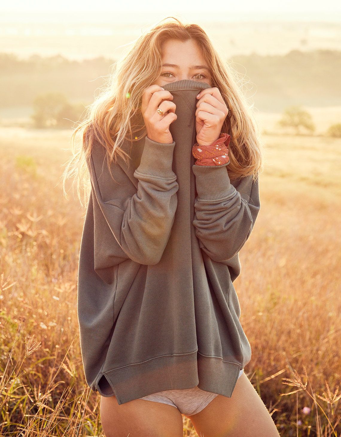 Aerie Hometown Sweatshirt, Olive Fun | American Eagle Outfitters (US & CA)