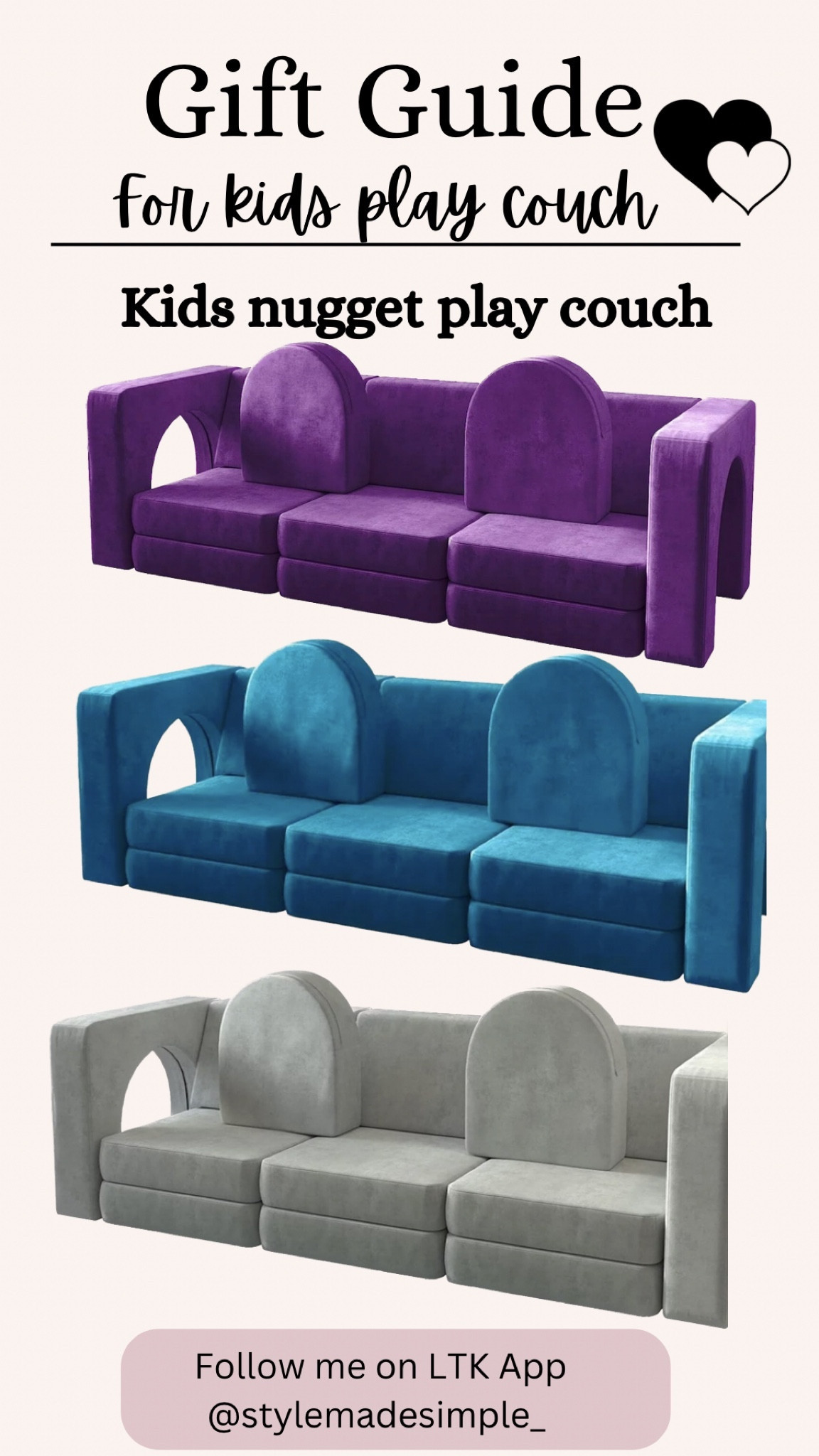 Nugget kids play couch dupe, 12 piece sofa for kids , Kids Couch 12PCS, Linor Modular Toddler Couch for Playroom, Dutch Velvet Multifunctional Kid Couch 

#LTKhome #LTKCyberWeek #LTKkids