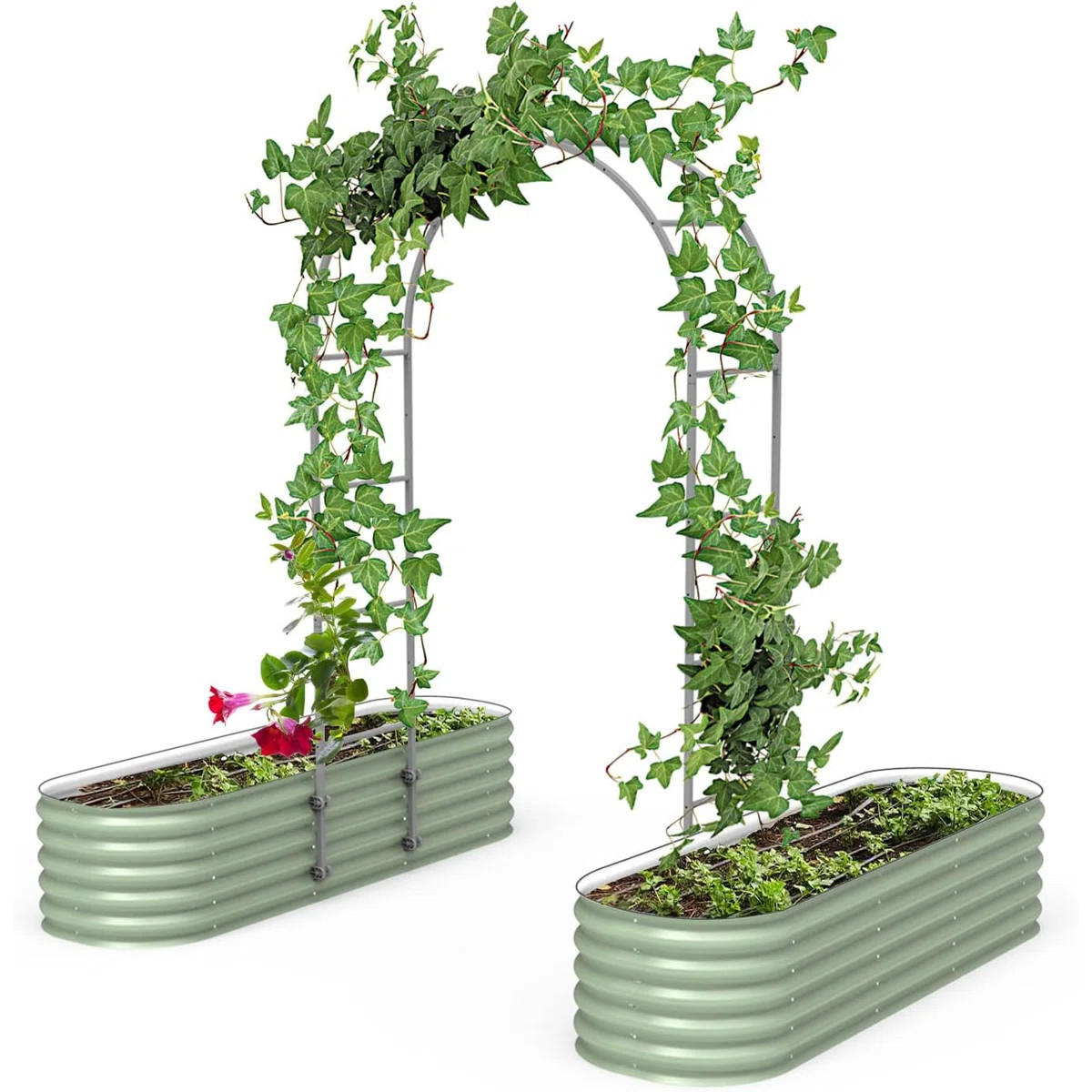 Add Ons 90'' H x 54'' W Arched Trellis | Wayfair North America