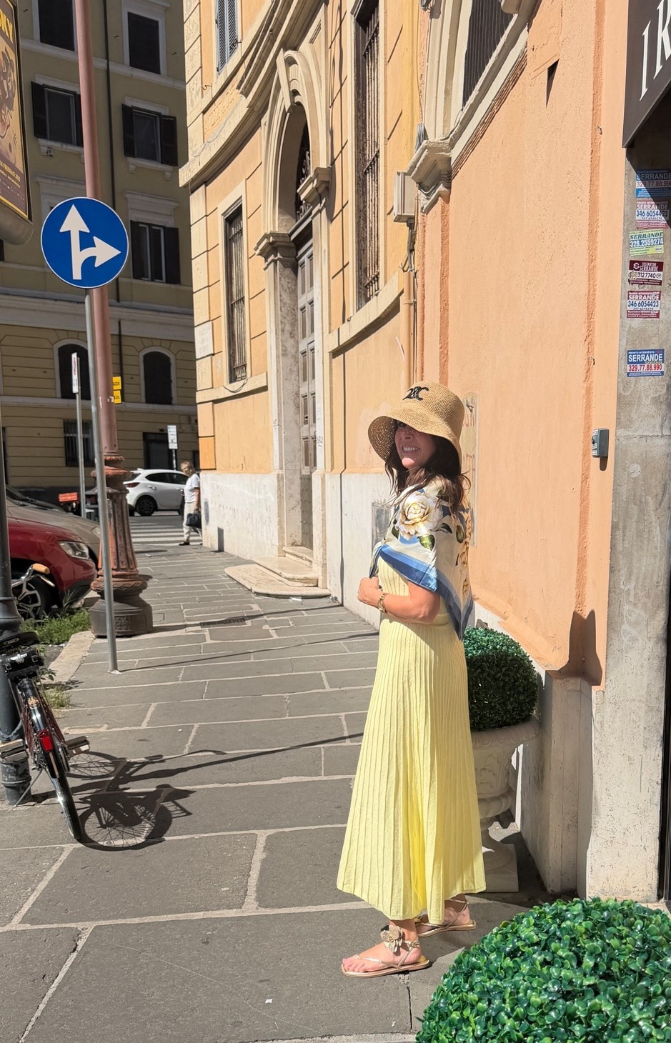 Yellow maxi dress and scarf over my shoulders for Vatican day in Italy 💛 A beautiful, modest travel outfit for exploring Rome, St. Peter’s Basilica, and the Vatican. The perfect Italy vacation outfit for a warm September day.

#LTKootd #LTKdayinmylife