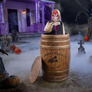 4.5 FT Grave & Bones Animated LED Cabernet Casualty | The Home Depot