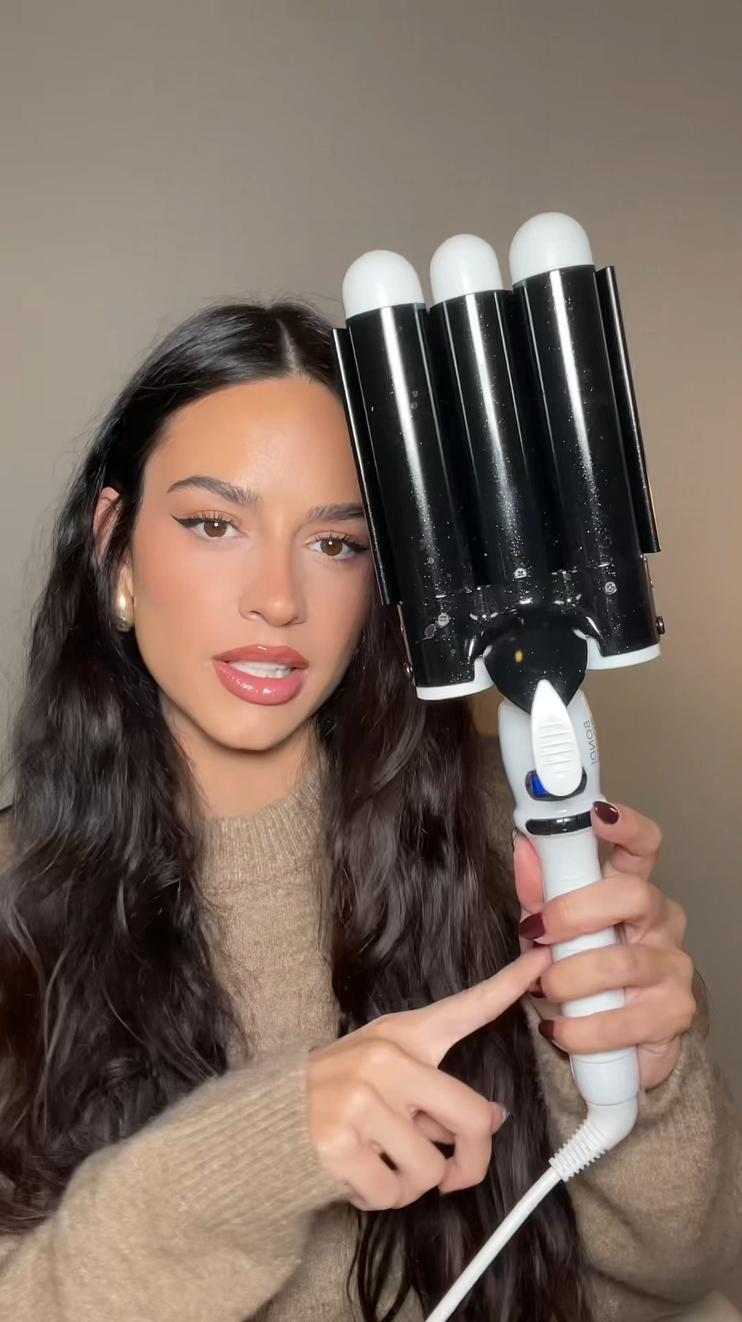 How I get my wavy hair look💗