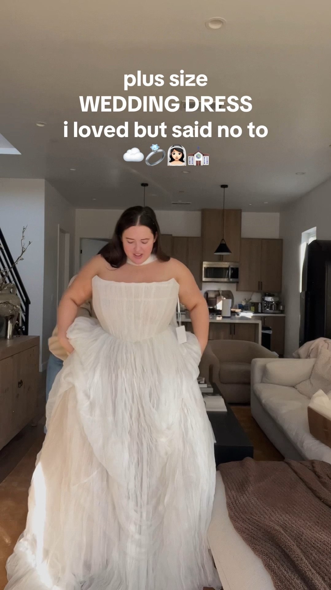 loveeee the texture on the dress but the neckline is just too wide and flat i think!

Bride, wedding dress, wedding, wedding gown, bridal 

#LTKStyleTip #LTKWedding #LTKPlusSize