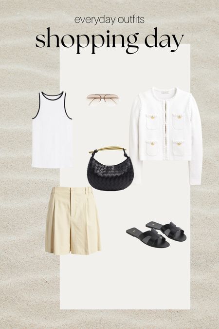 Easy summer cool outfit.

Linen shorts are perfect for hot humid weather. 
Tank tops are a must and this one have beautiful details.

Hm finds nordstrom finds bottega veneta


#LTKstyletip #LTKunder50 #LTKGiftGuide