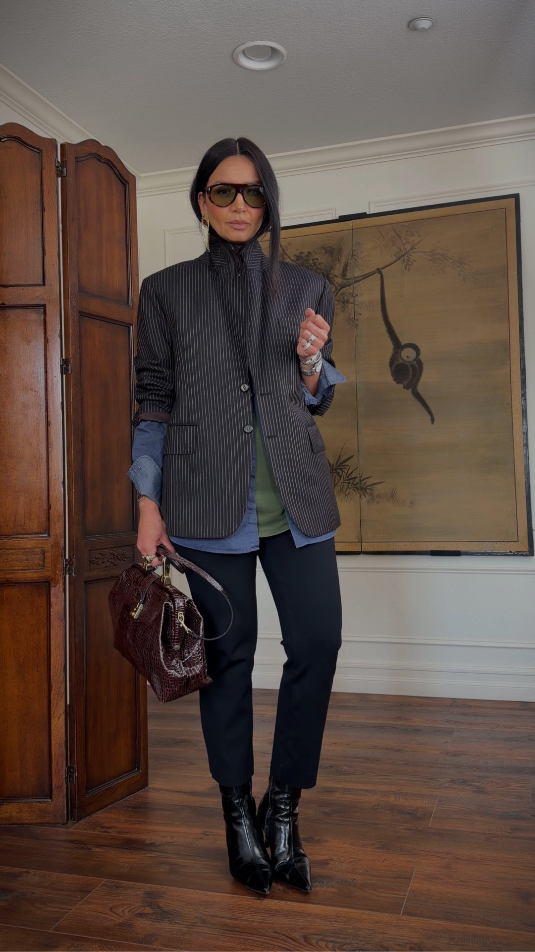 The cigarette pants are the only item still available. Wearing size M and I’m 5’7”. Everything else is from my own closet but linking similars from current retailers for you to get the look. 

#LTKmomlife #LTKOver40 #LTKootd