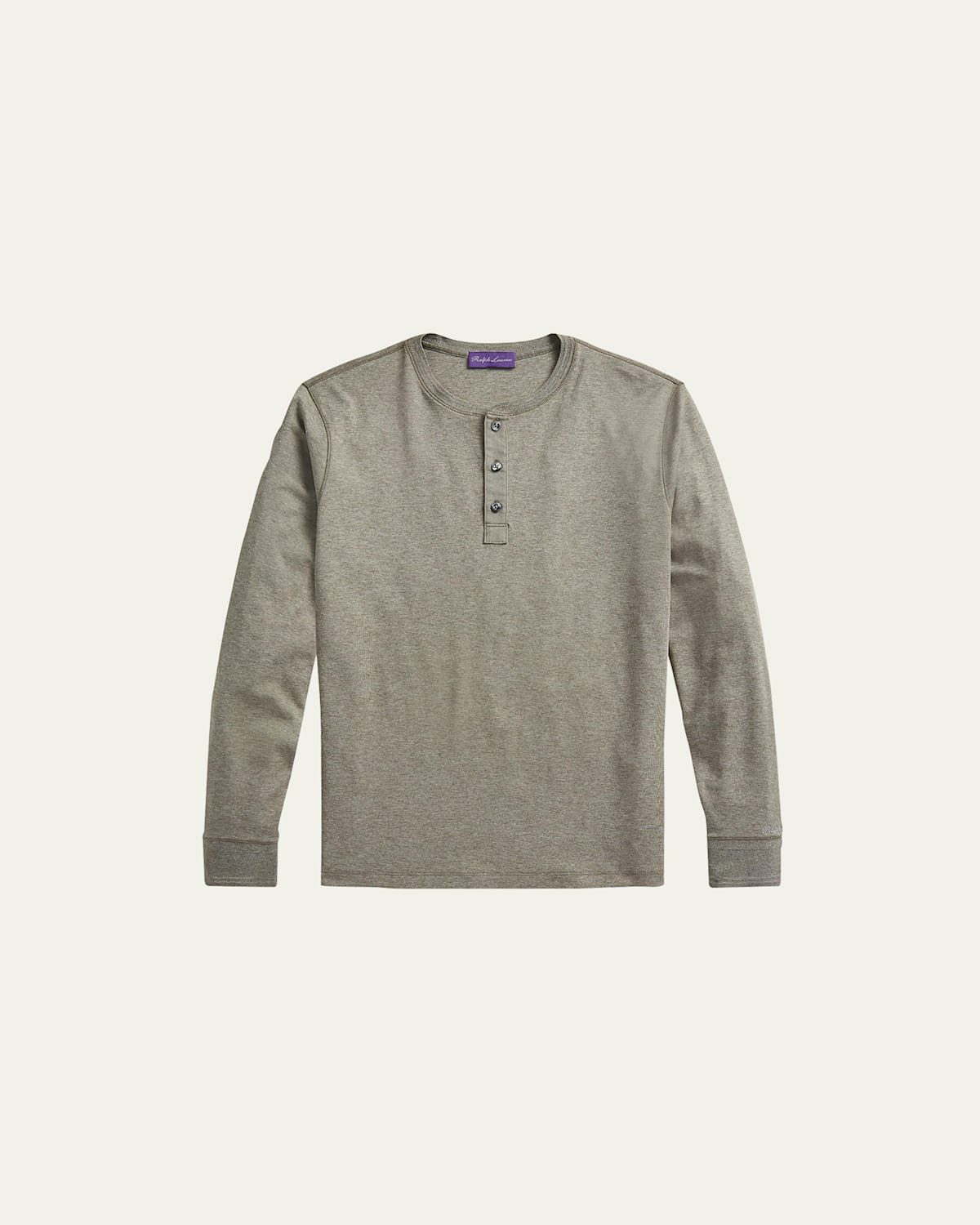 Men's Long-Sleeve Henley Shirt | Bergdorf Goodman