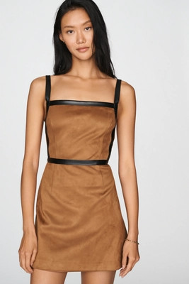 Faux Suede Mini Dress | Anthropologie (US)