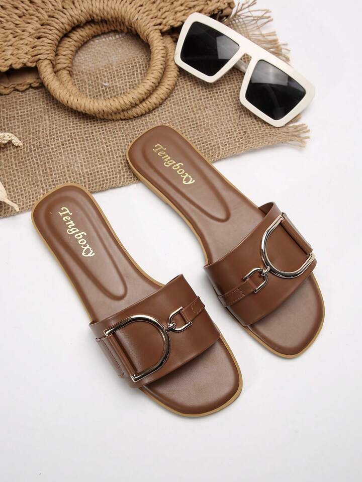 New Women's Fashionable Flat Sandals | SHEIN