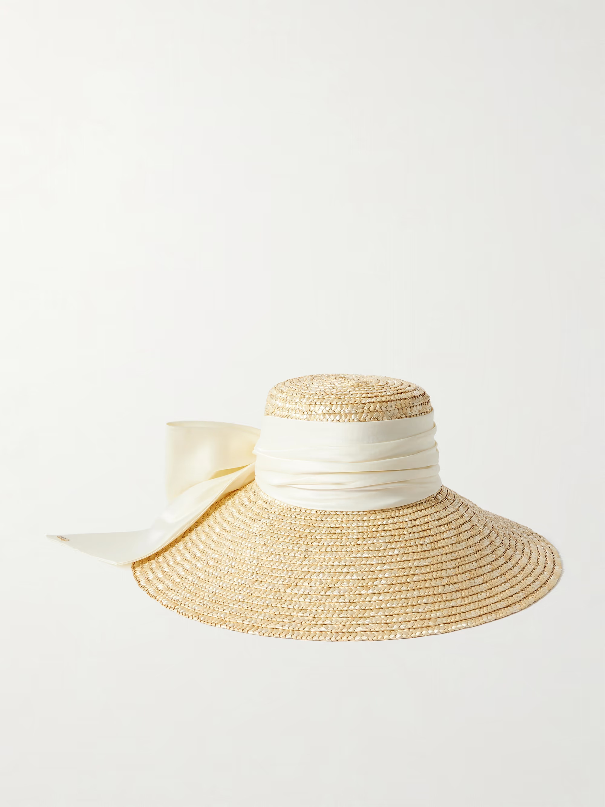 Mirabel grosgrain-trimmed straw sunhat | NET-A-PORTER (UK & EU)
