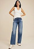 Goldie Blues™ High Rise Cheeky Wide Leg Jean | Maurices
