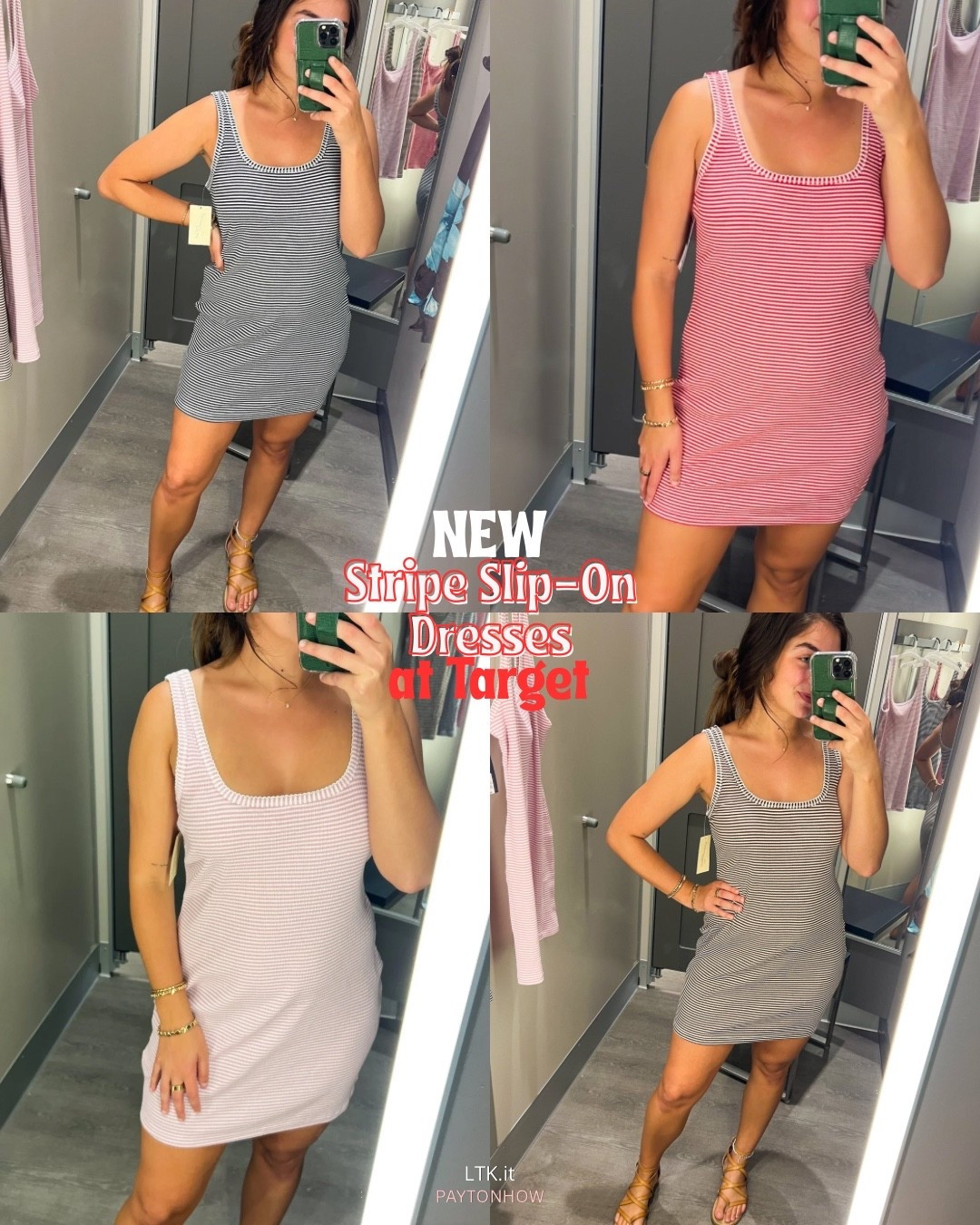There’s nothing better than just throwing on a dress & heading out the door👏🏼 #onthegogirl

Ya know, sometimes you just don’t wanna wear pants! 
I LOVE these new striped dresses as Target. So soft, comfy, stretchy, and easy to throw on and GO! 🚘

I’m 5’4, and wearing a Medium. You can’t beat a $20 everyday dress! @Target 

#targetfinds #targetdresses #summerdresses #comfydress #onthego #busymom #everydayoutfit #beachoutfit

#LTKTravel #LTKootd #LTKdayinmylife