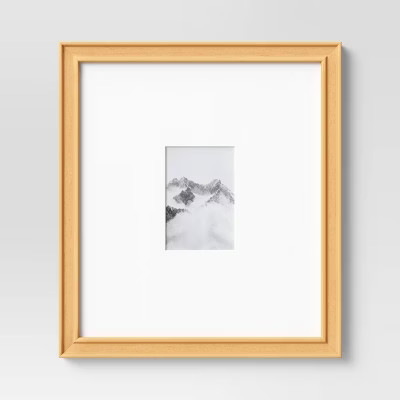 Oversized Matted Wood Wall Frame Natural - Threshold™ | Target