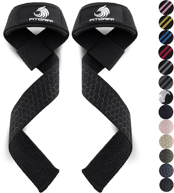 Fitgriff® Lifting Wrist Straps for Weightlifting, Gym, Deadlift, Workout (Made of Premium Cotton... | Amazon (US)