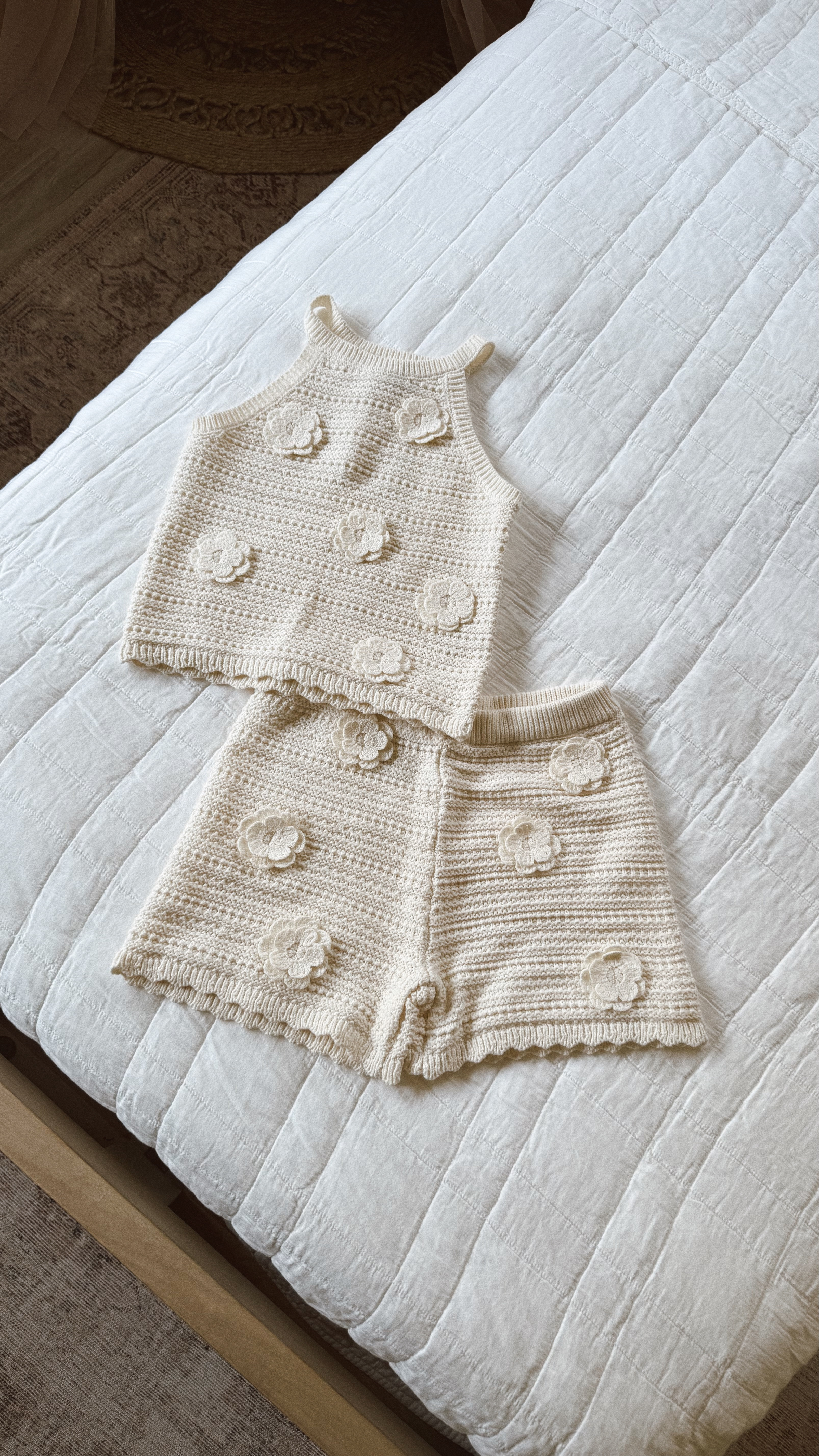 Excuse me target 🤍 it’s giving Zara ✨ this set is 30% off right now! It’s sold as separates and also comes in navy. Runs TTS and comes in girls size xs to xxl!

#target #targetfinds #targetsale #girlsclothes #crochet #girlsfashion #girlssummeroutfit #kidsstyle #kidsfashion 

#LTKFamily #LTKSaleAlert #LTKKids