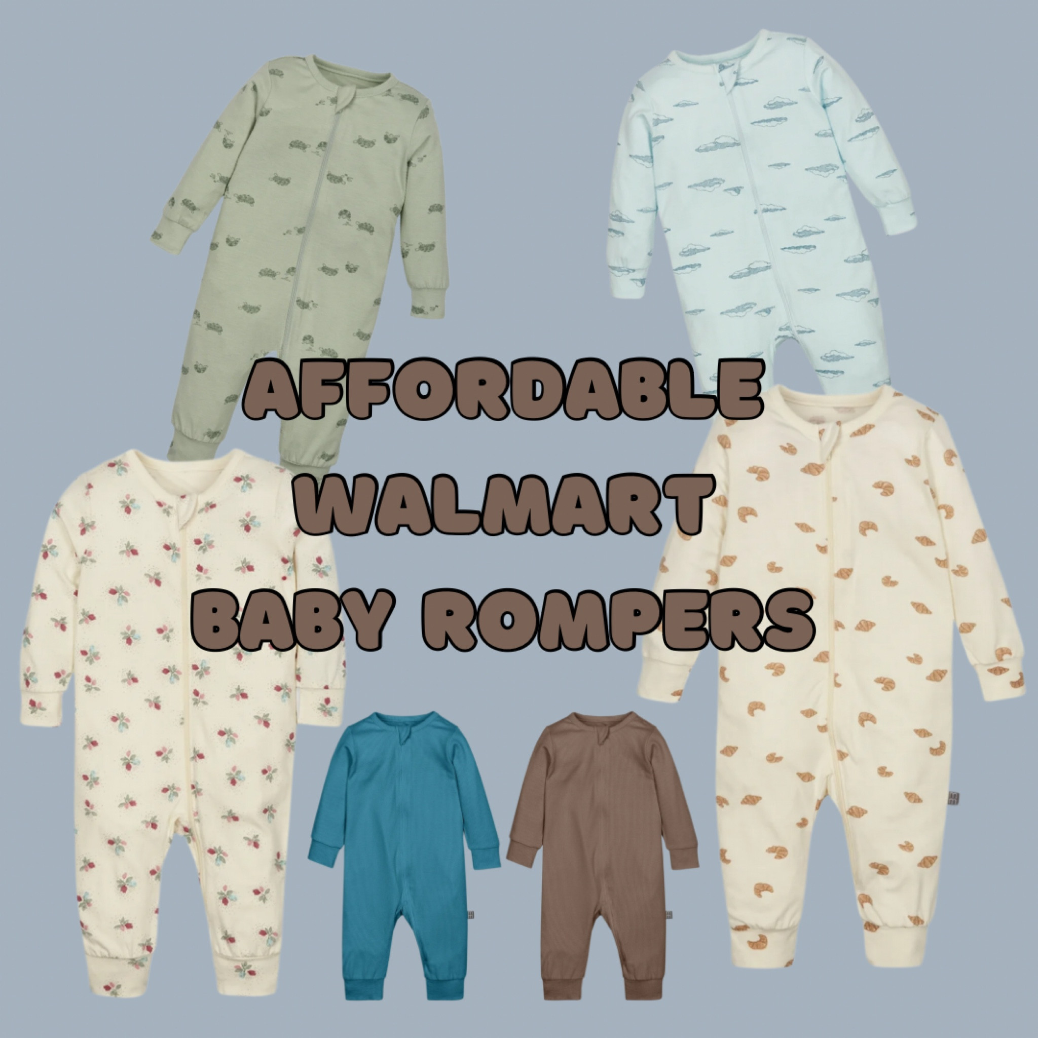 These rompers from Walmart are soft, super cute and best yet affordable!

#LTKKids #LTKFamily #LTKBaby