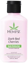 Hempz Mini Cherry Lotion, Ultra Hydrating Moisturizer for Body and Hands, Dark Red Cherries, trav... | Amazon (US)