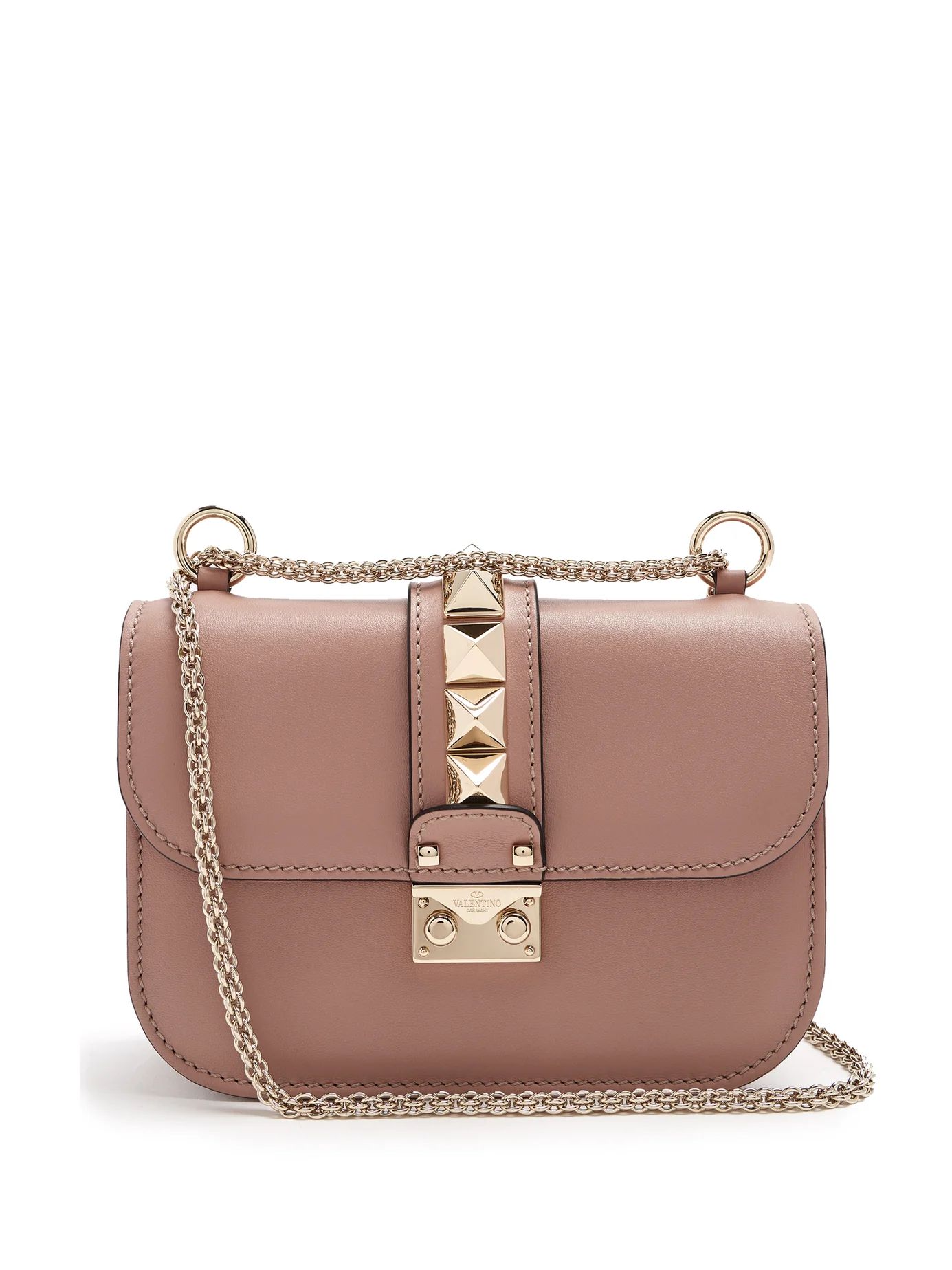 Lock small leather shoulder bag | Matches (US)