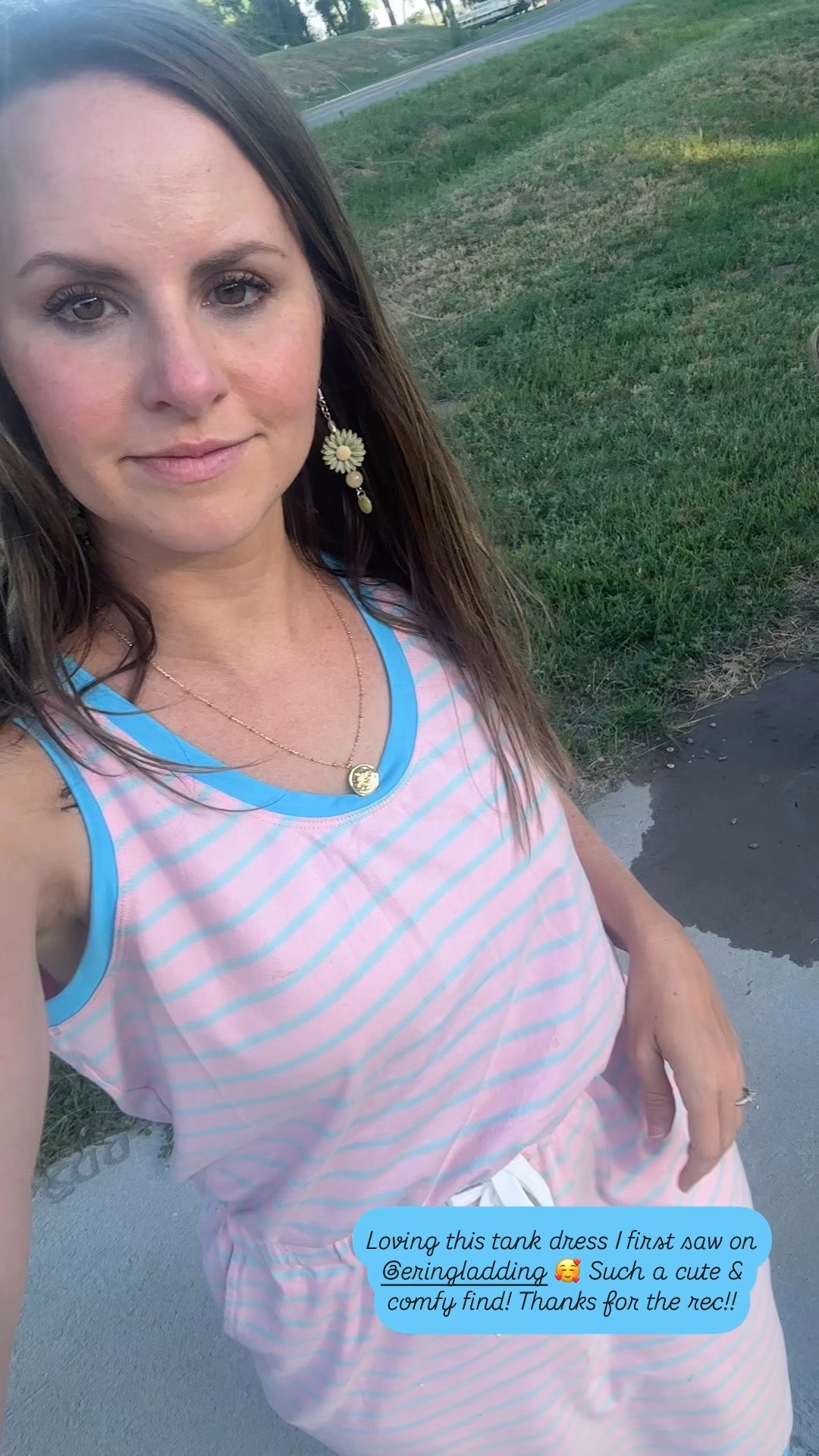 Casual summer outfit I’m loving as a mom of 3! Easy striped dress with drawstring waist and sandals! 👌🏼 wearing size M. Amazon fashion finds, pool shoes, slide sandals, travel outfit

#LTKSeasonal #LTKFindsUnder100 #LTKTravel