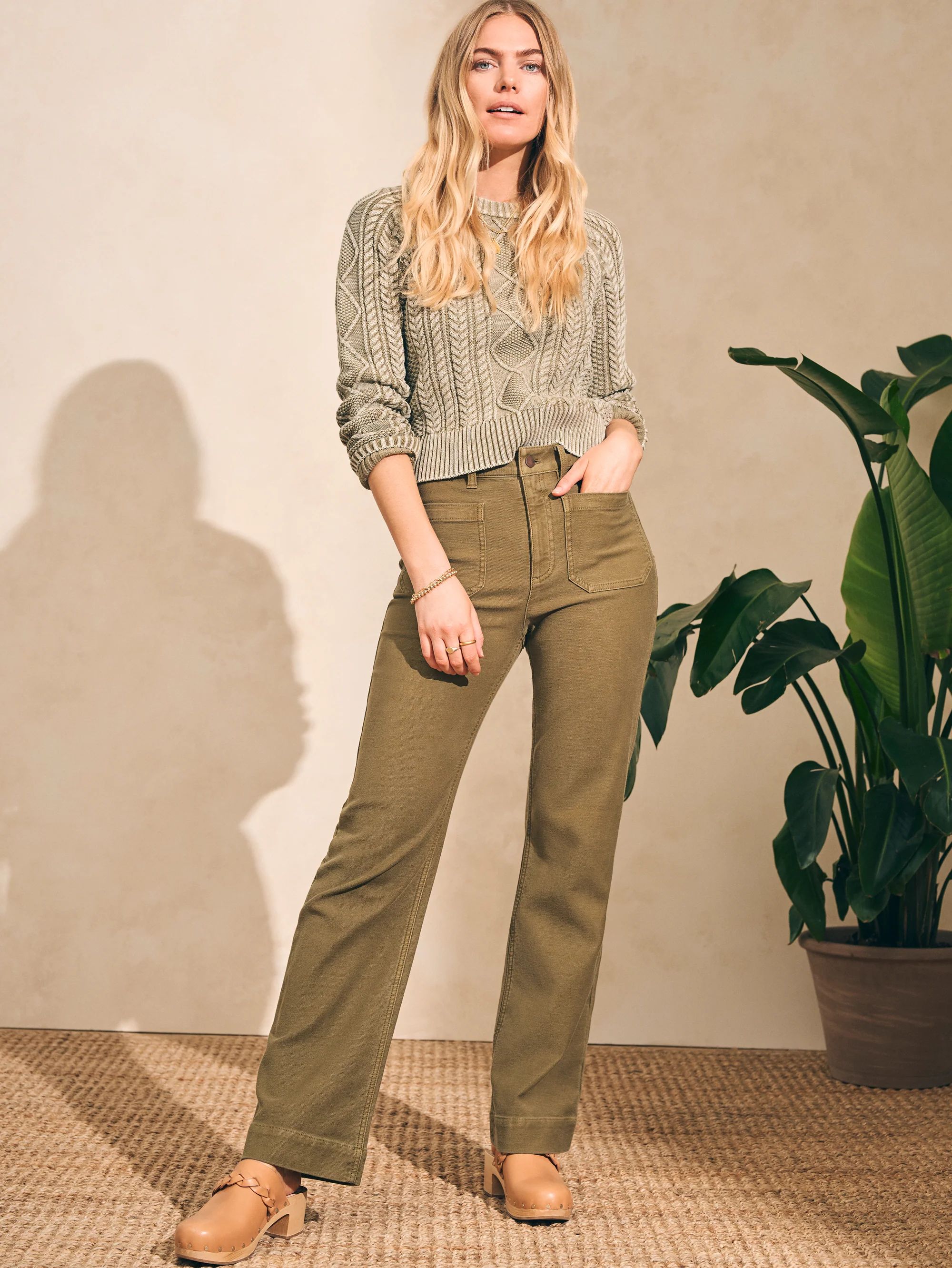 Stretch Terry Patch Pocket Pant | Faherty